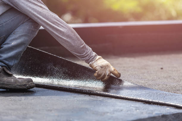 Professional Emergency Waterproofing technician working in Lapaz, IN